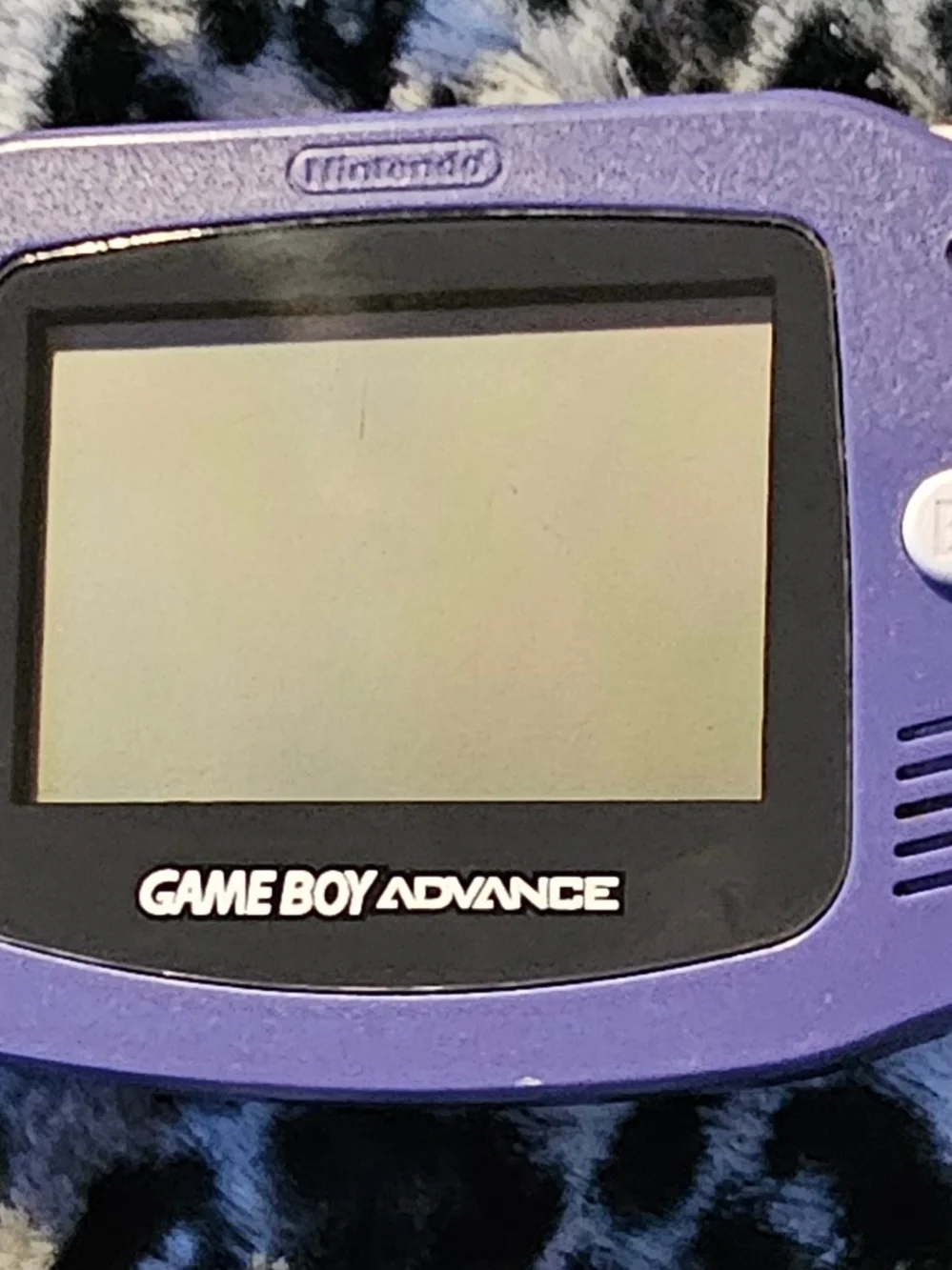 Nintendo Game Boy Advance Purple Portable Gaming Console